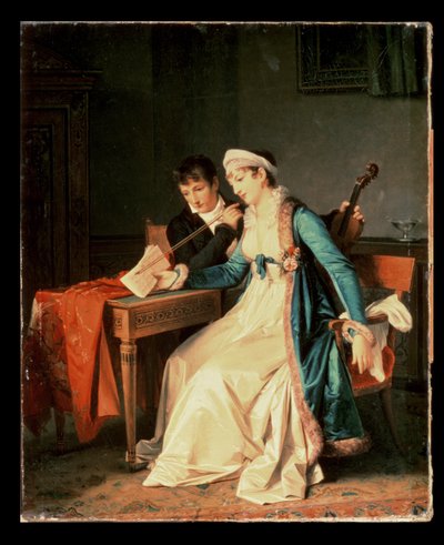 The Music Lesson by Baron François Pascal Simon Gérard